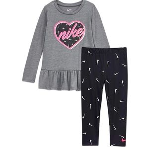 ♦️NWT Nike Tunic & Legging set girls 2T